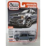 Auto World 1:64 Ford F-150 Lariat Pickup Truck 2019 abyss gray